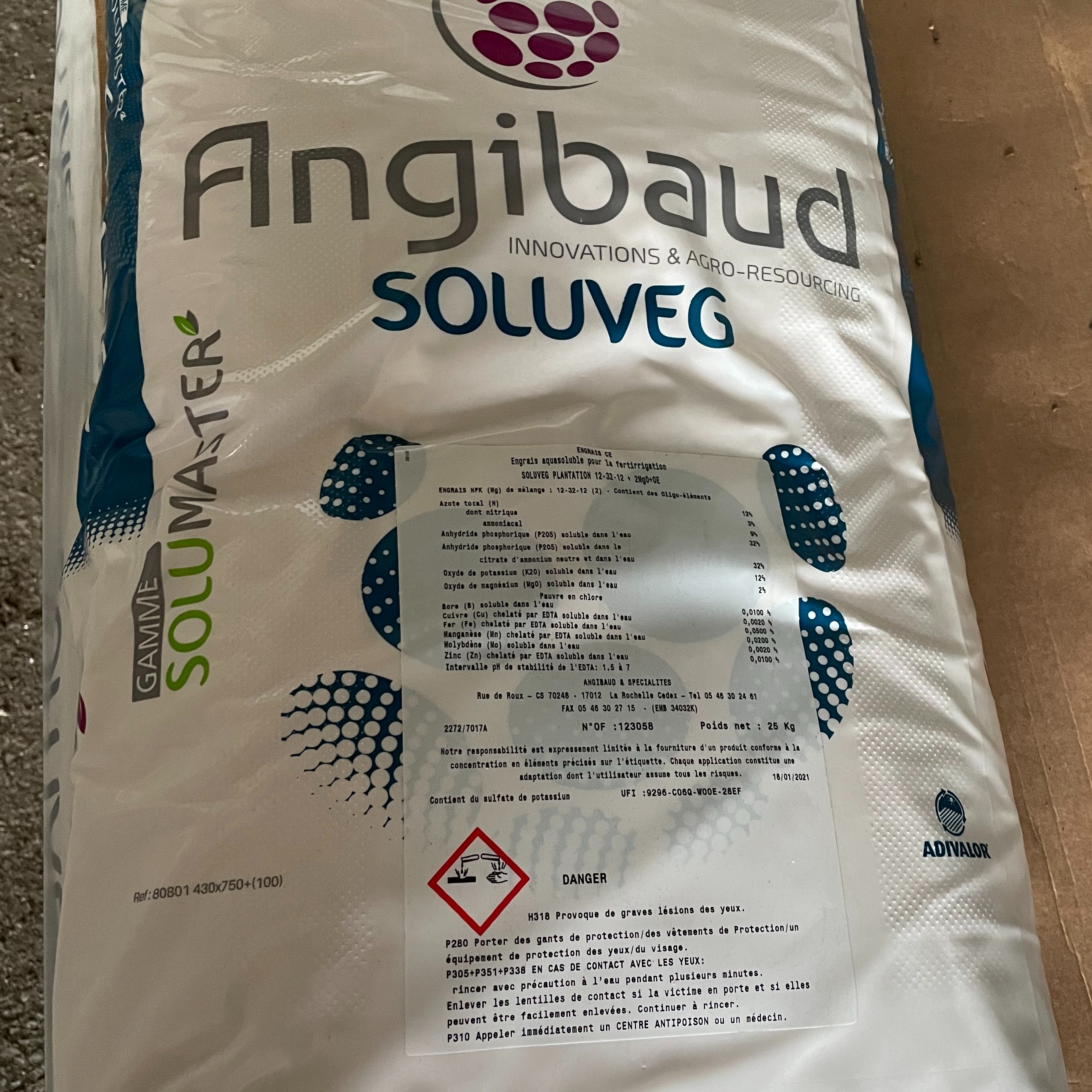 Engrais SOLUVEG® VITIS 5